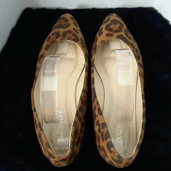 Bella Marie Leopard suede flats 7.5 - Picture 7 of 9